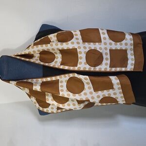 Vintage Baar & Beards Polka Dot Scarf Made In Italy